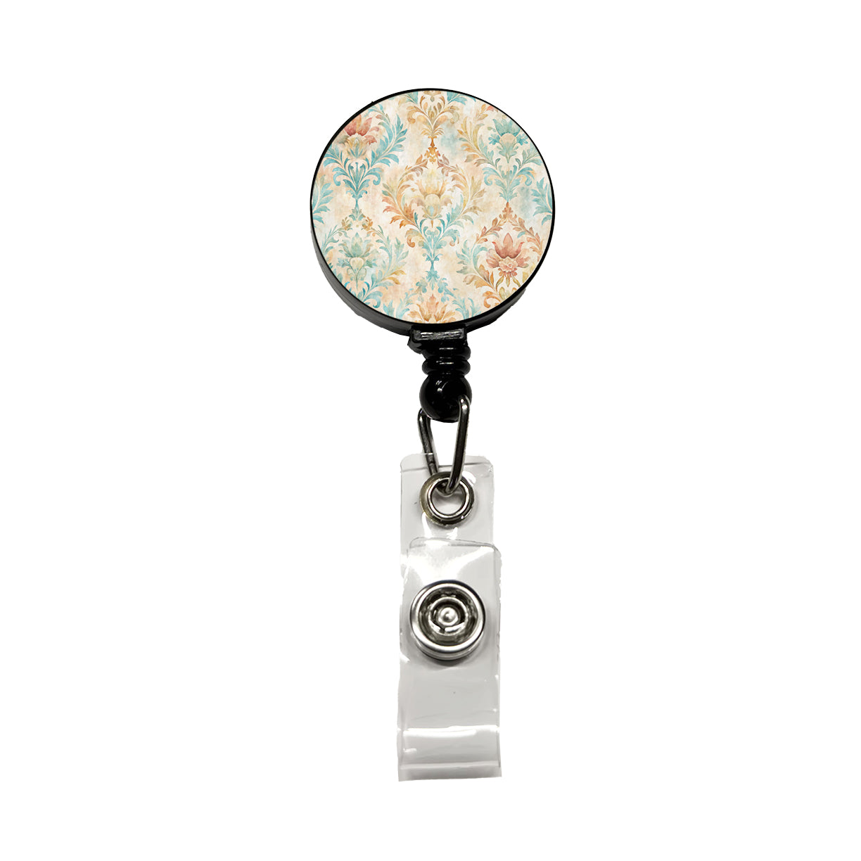Beautiful Wallpaper Retractable ID Key Card Name Tag Badge Holder with Clip