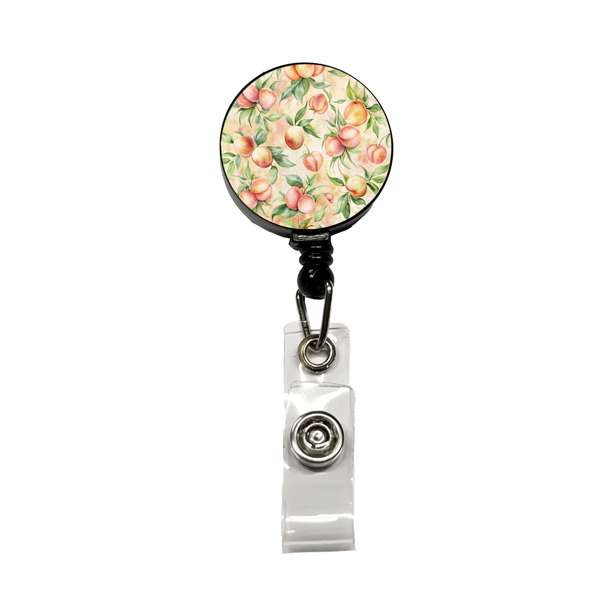 Peaches And Cream Wallpaper Retractable ID Key Card Name Tag Badge Holder with Clip