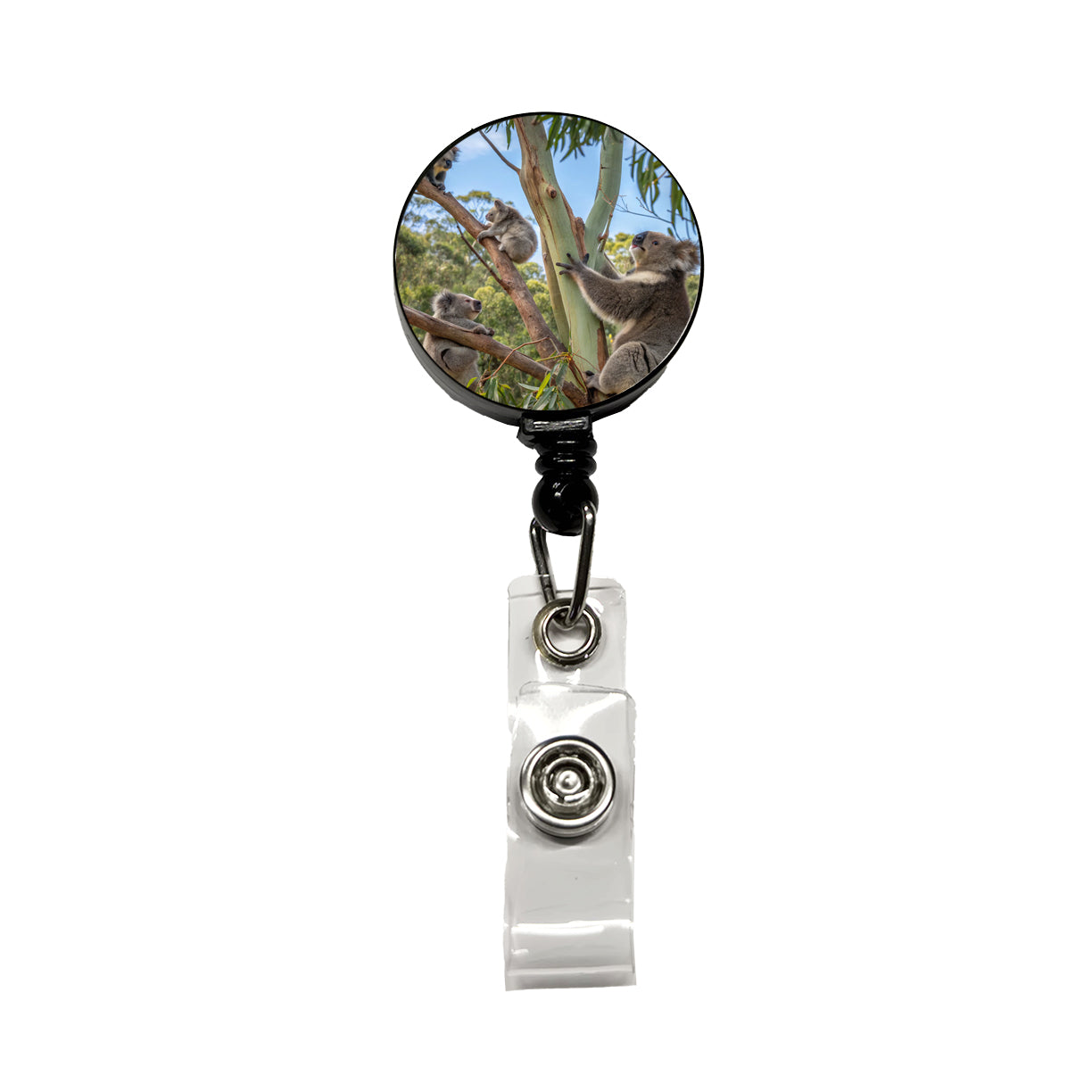 Bunch Of Koalas Retractable ID Key Card Name Tag Badge Holder with Clip