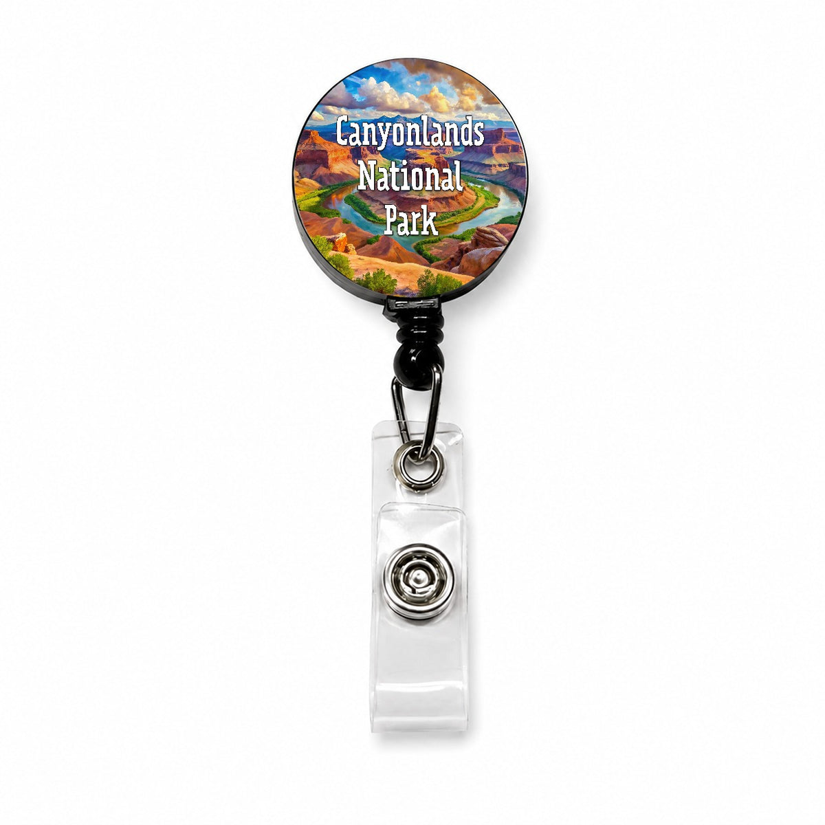 Canyonlands National Park Utah Retractable ID Key Card Name Tag Badge Holder with Clip