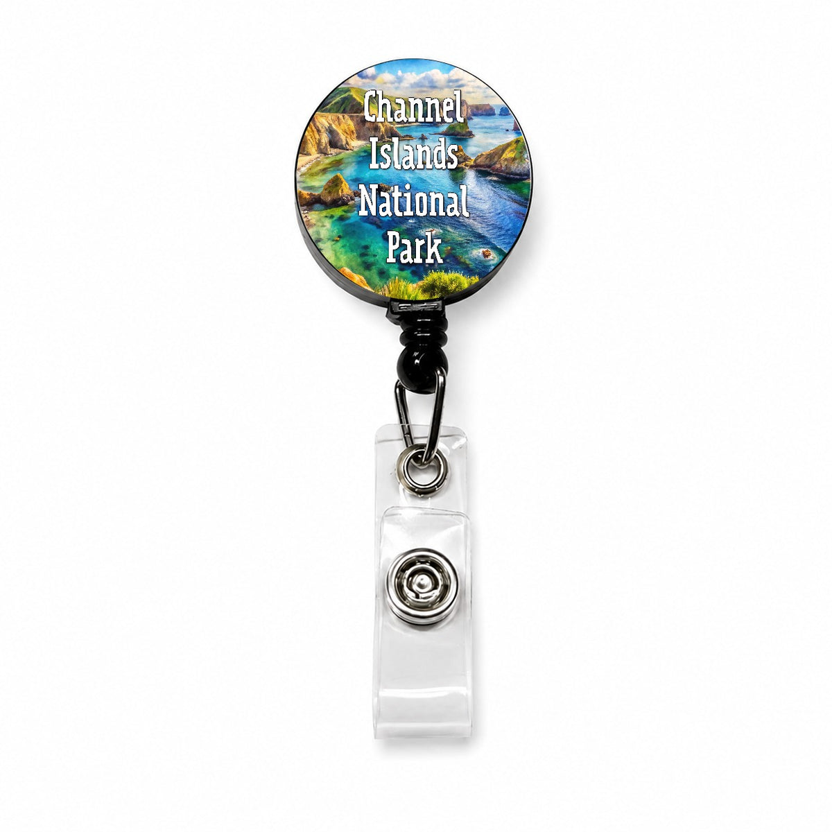Channel Islands National Park California Retractable ID Key Card Name Tag Badge Holder with Clip