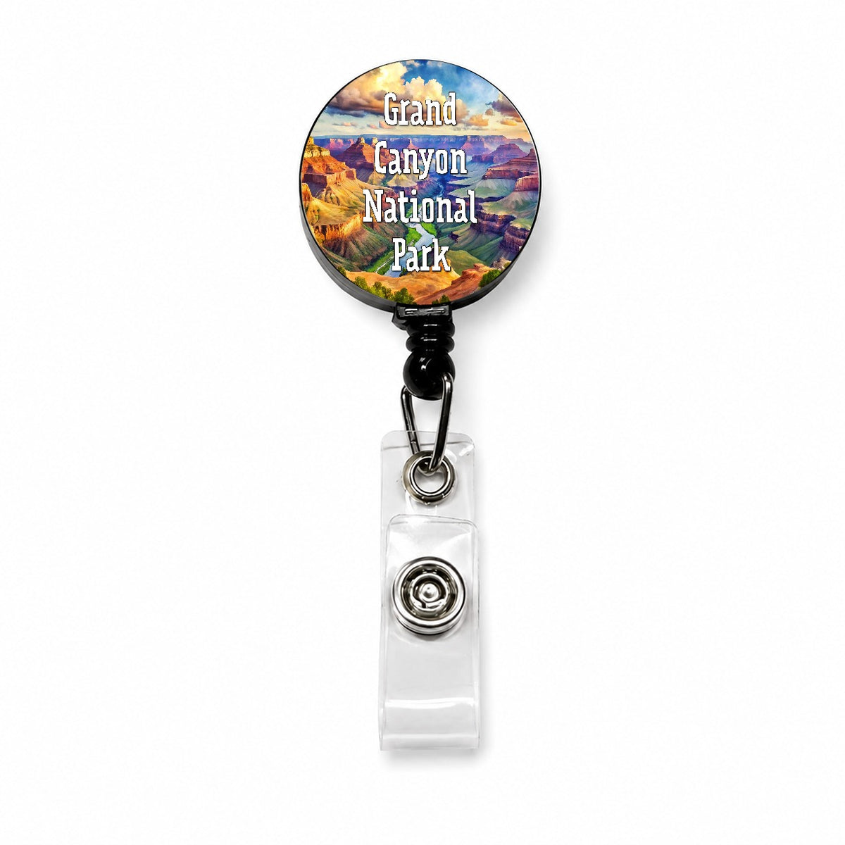Grand Canyon National Park Arizona Retractable ID Key Card Name Tag Badge Holder with Clip