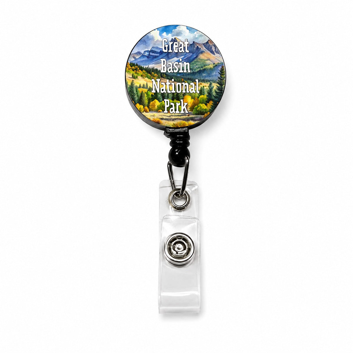 Great Basin National Park Nevada Retractable ID Key Card Name Tag Badge Holder with Clip