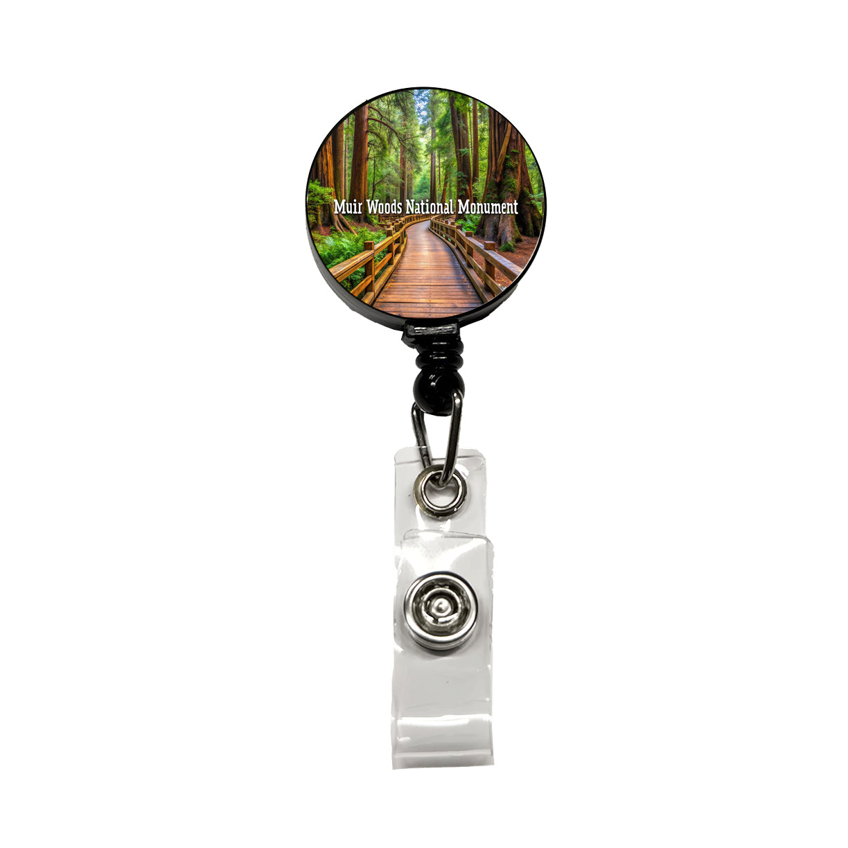 Muir Woods National Monument California Retractable ID Key Card Name Tag Badge Holder with Clip