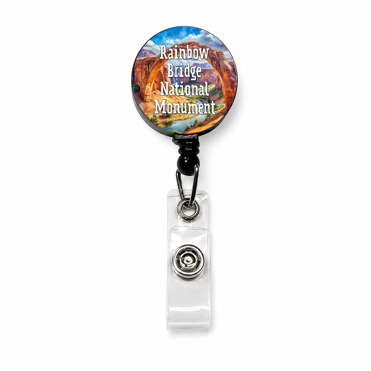 Rainbow Bridge National Monument Utah Retractable ID Key Card Name Tag Badge Holder with Clip