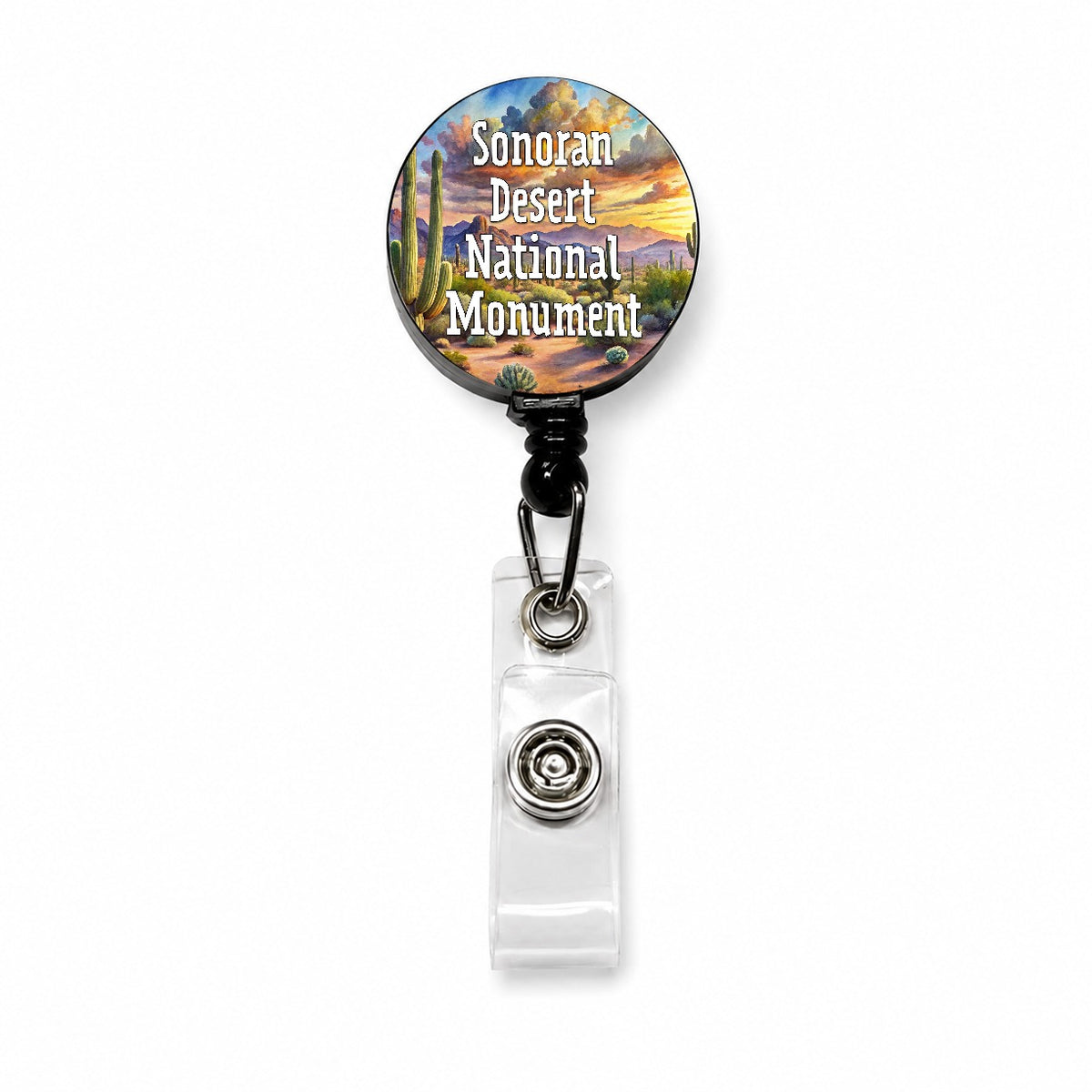 Sonoran Desert National Monument Arizona Retractable ID Key Card Name Tag Badge Holder with Clip