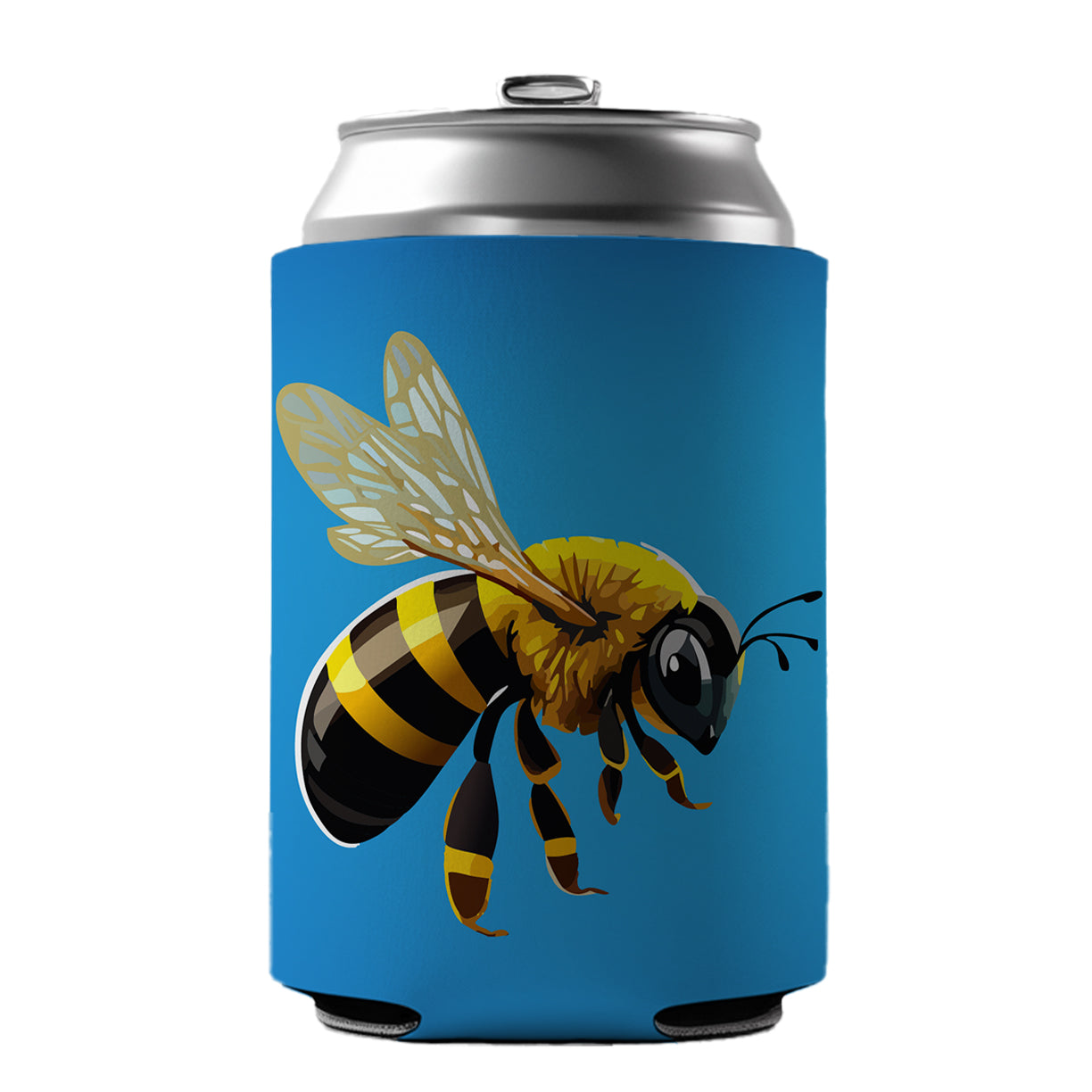 Bee Colorful Can Cooler Beer Soda Drink Insulated Holder Sleeve Hugger