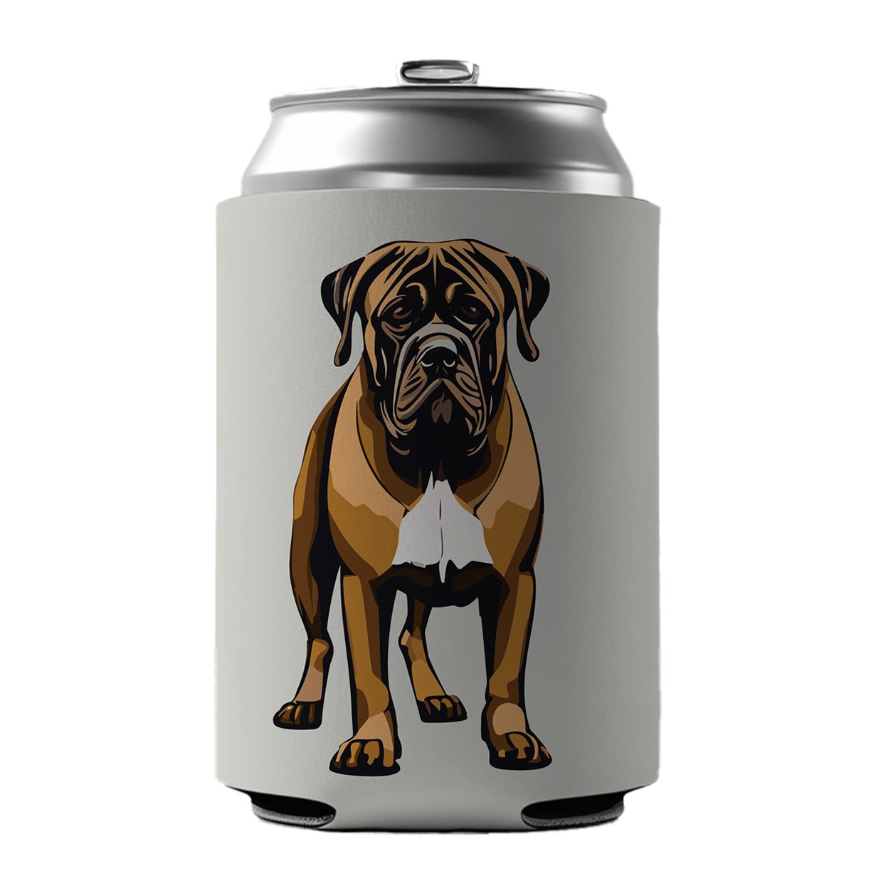 Bullmastiff Dog Standing Can Cooler Beer Soda Drink Insulated Holder Sleeve Hugger