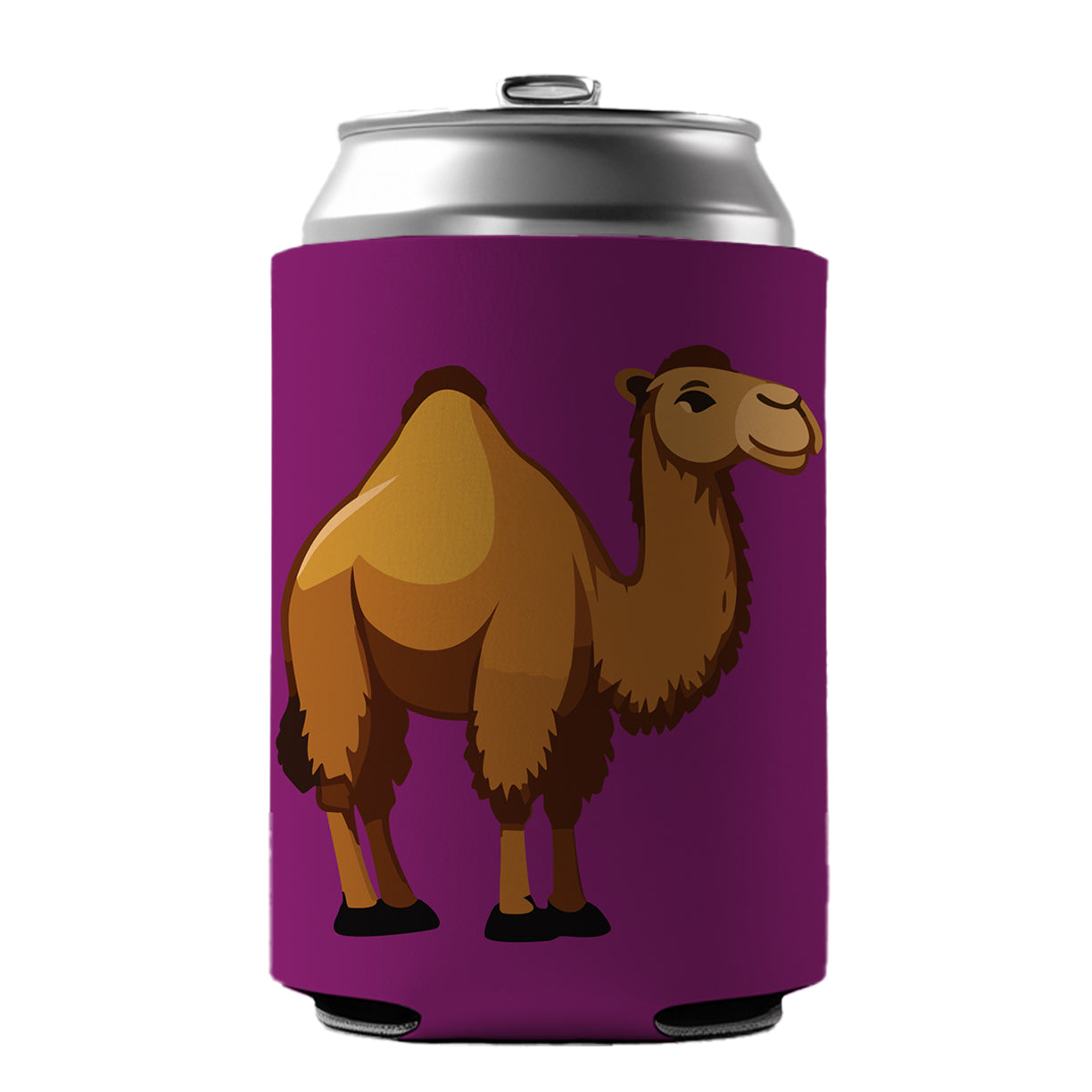 Camel Cute Profile Can Cooler Beer Soda Drink Insulated Holder Sleeve Hugger