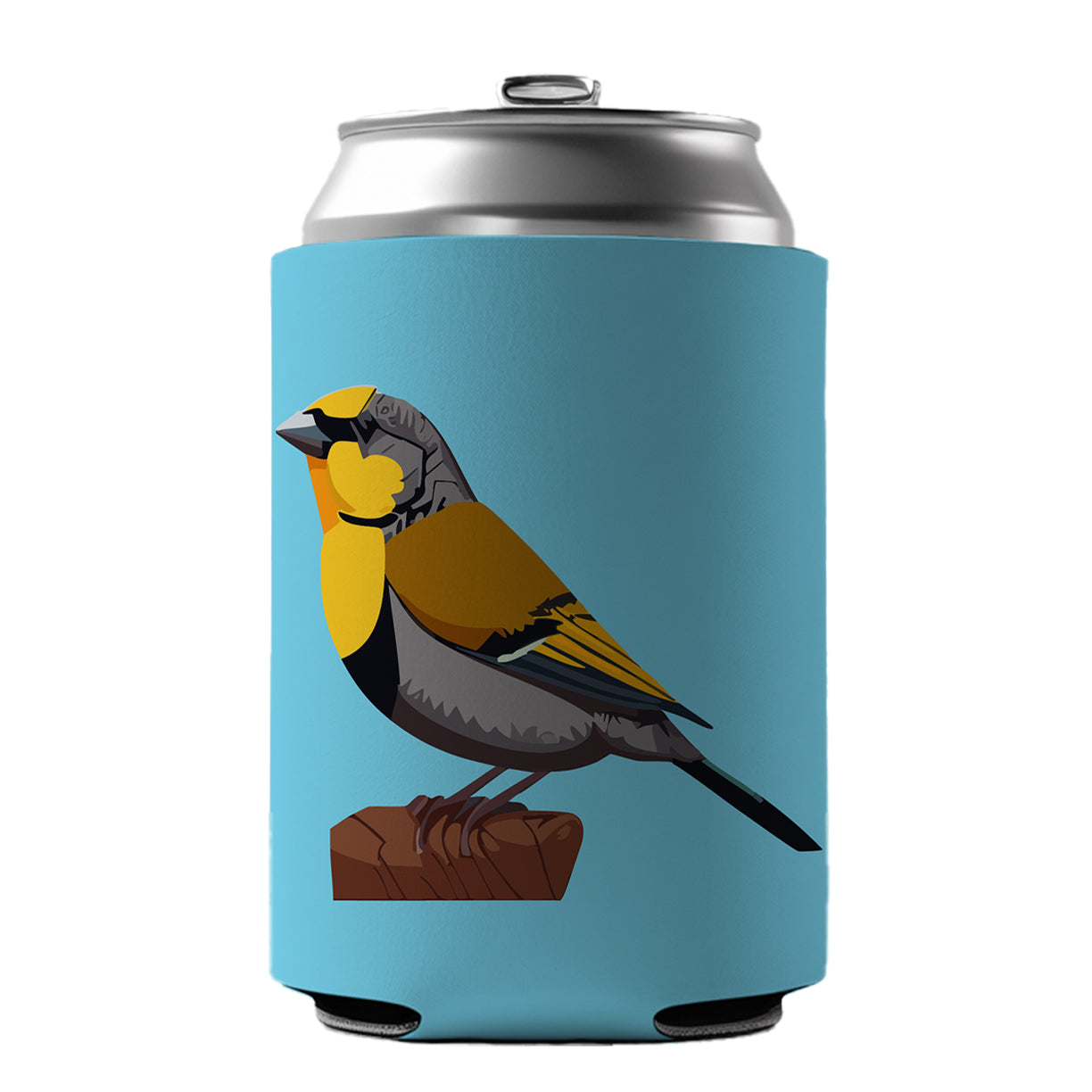 Canary Yellow Bird Can Cooler Beer Soda Drink Insulated Holder Sleeve Hugger
