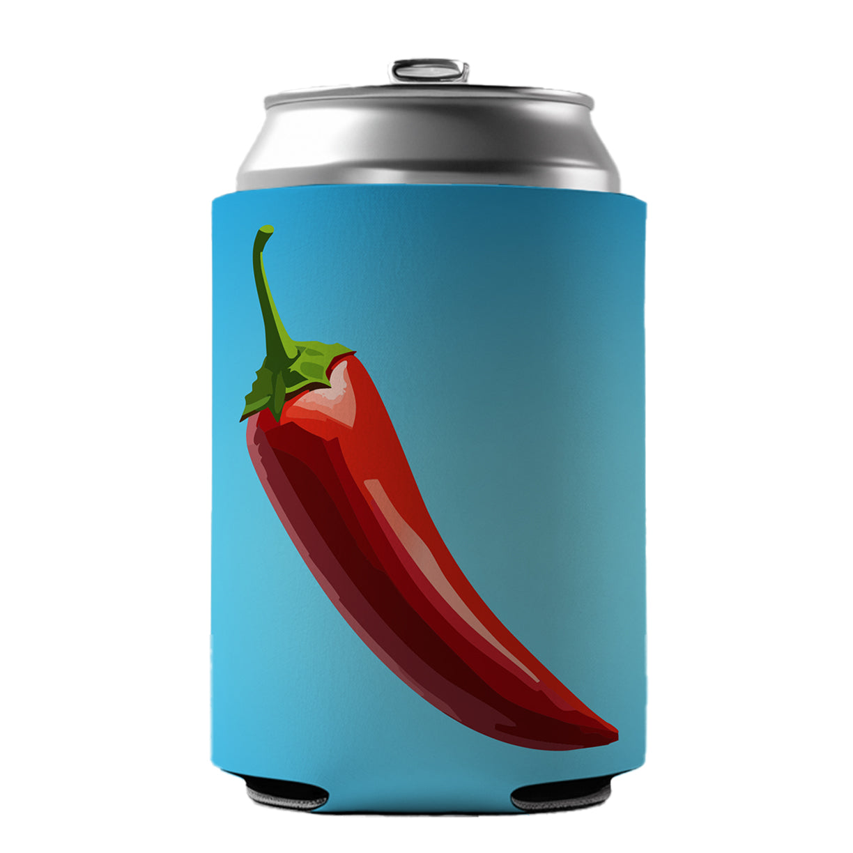 Chili Pepper Red Can Cooler Beer Soda Drink Insulated Holder Sleeve Hugger