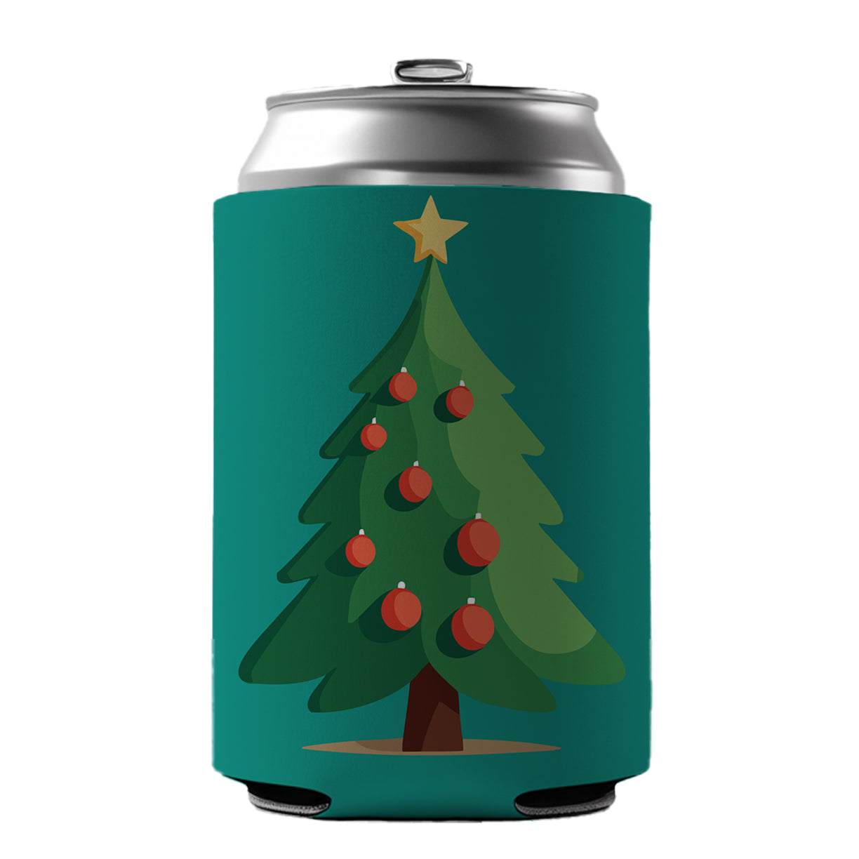 Christmas Tree Cute Can Cooler Beer Soda Drink Insulated Holder Sleeve Hugger