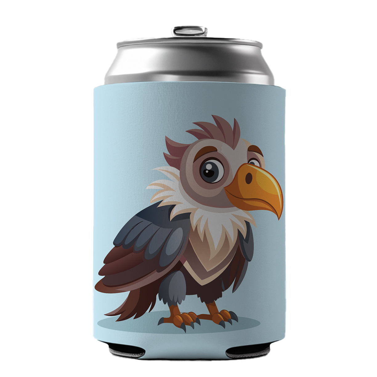 Condor Bird Cute Can Cooler Beer Soda Drink Insulated Holder Sleeve Hugger