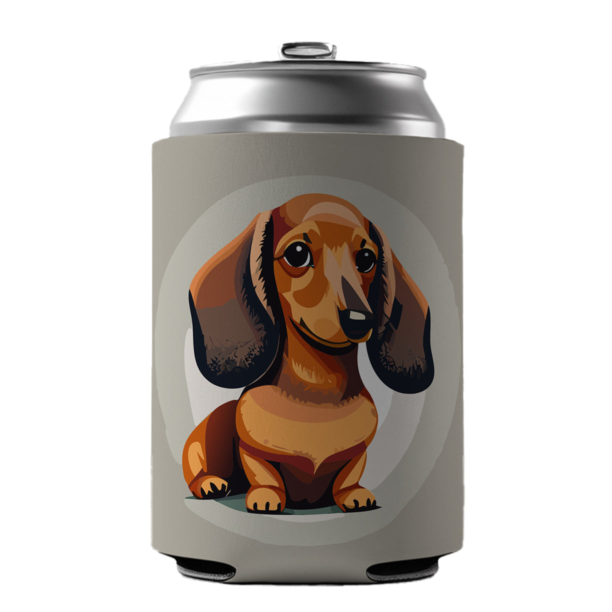 Dachshund Dog Cute Can Cooler Beer Soda Drink Insulated Holder Sleeve Hugger