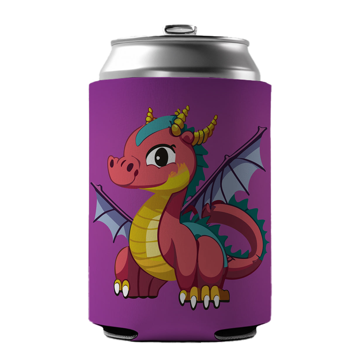 Dragon Colorful Can Cooler Beer Soda Drink Insulated Holder Sleeve Hugger