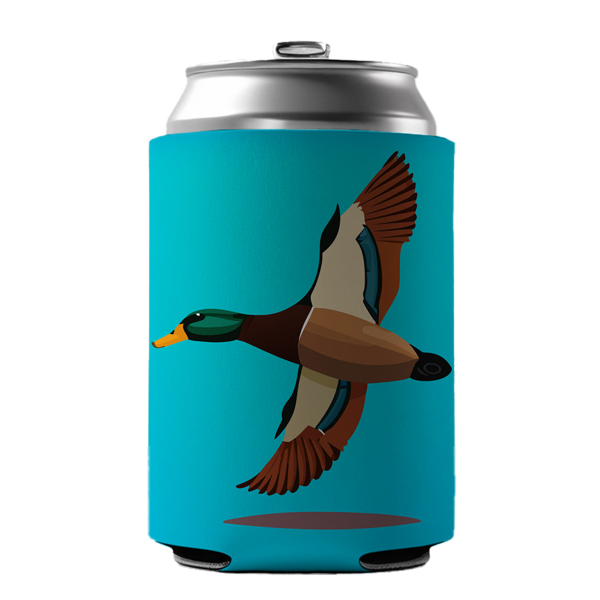 Duck Mallard Flying Hunting Can Cooler Beer Soda Drink Insulated Holder Sleeve Hugger