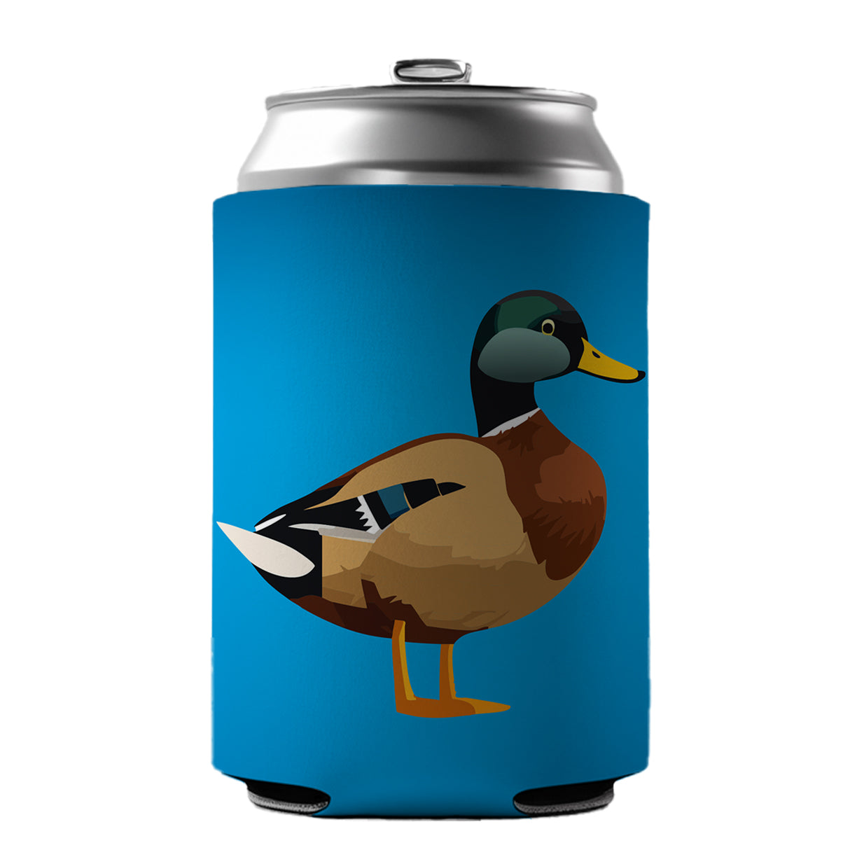 Duck Standing Profile Can Cooler Beer Soda Drink Insulated Holder Sleeve Hugger