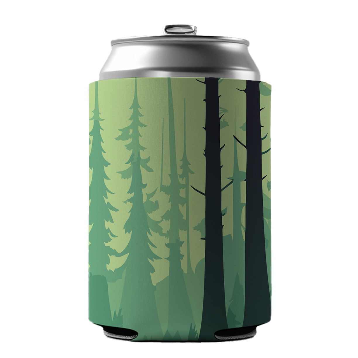 Forest Trees Wilderness Enchanted Can Cooler Beer Soda Drink Insulated Holder Sleeve Hugger