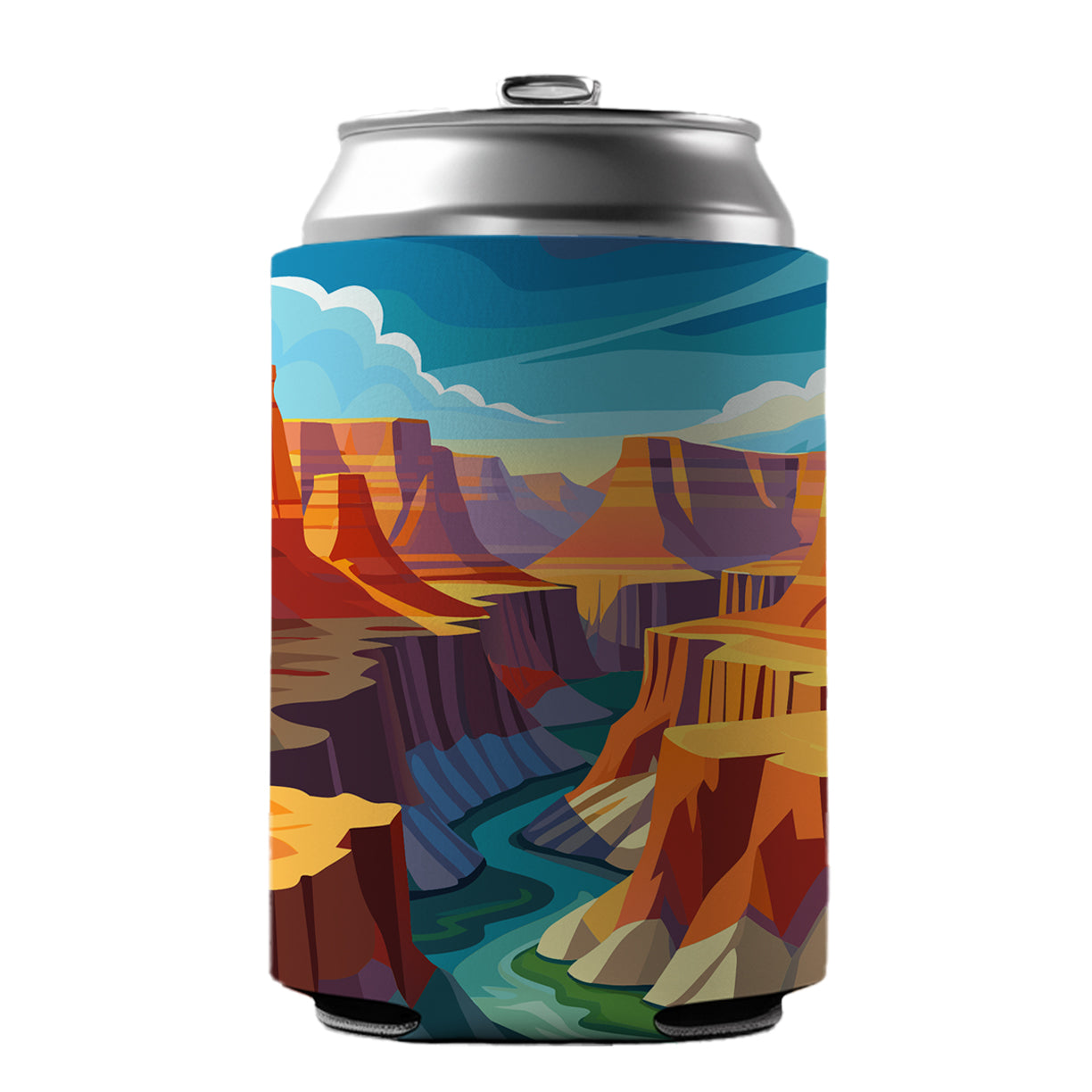 Grand Canyon Travel Can Cooler Beer Soda Drink Insulated Holder Sleeve Hugger
