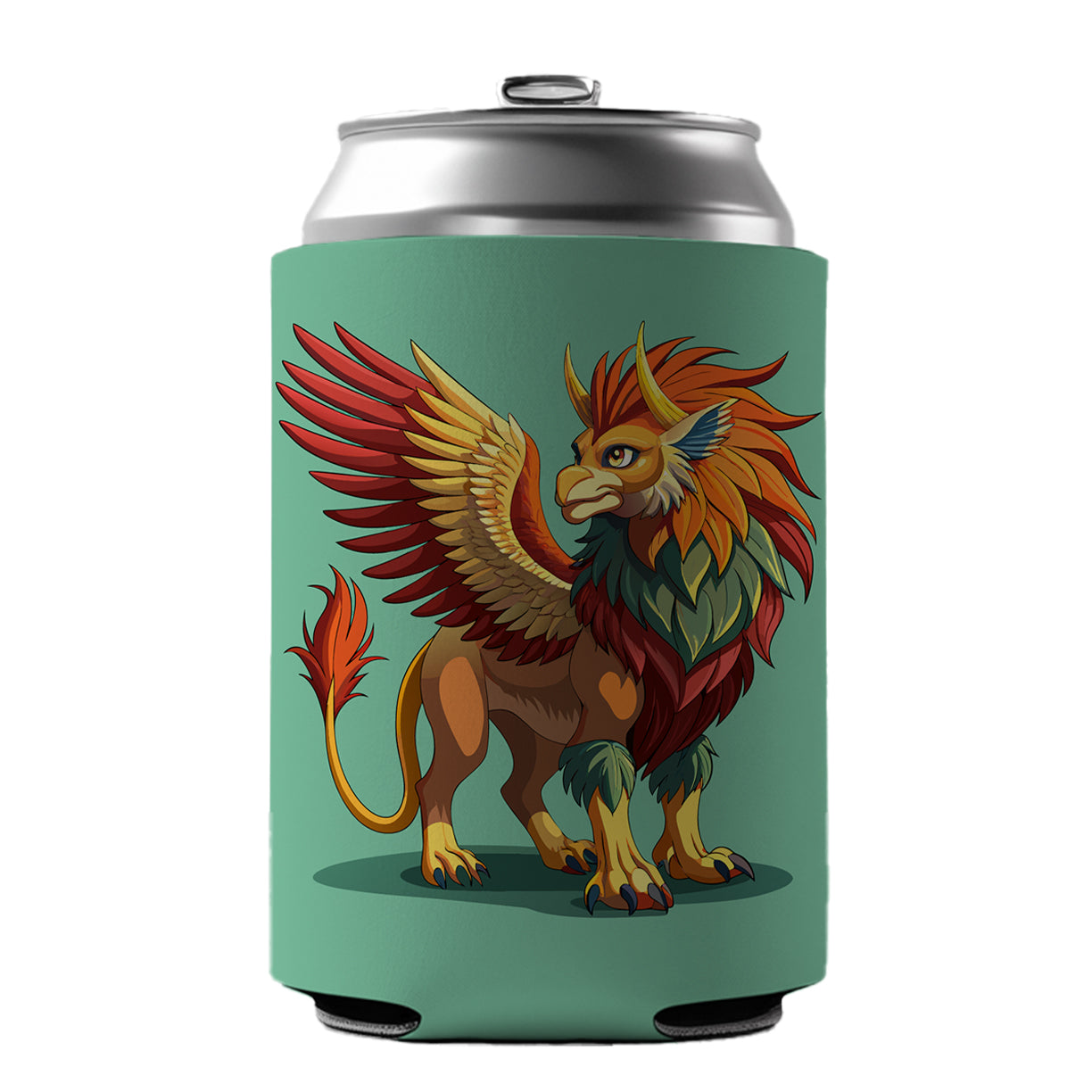 Griffin Greek Mythology Can Cooler Beer Soda Drink Insulated Holder Sleeve Hugger