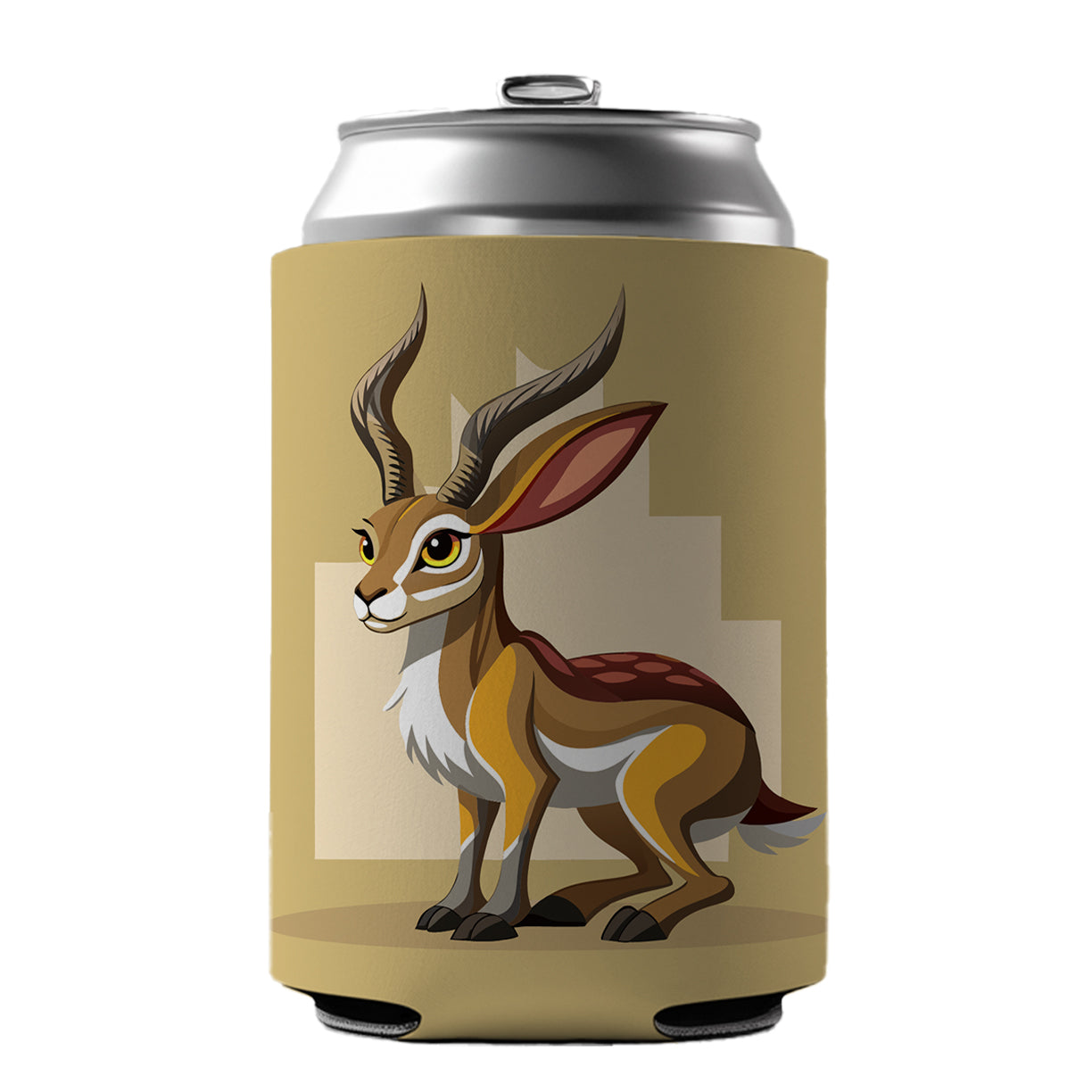 Jackalope Elegant Can Cooler Beer Soda Drink Insulated Holder Sleeve Hugger