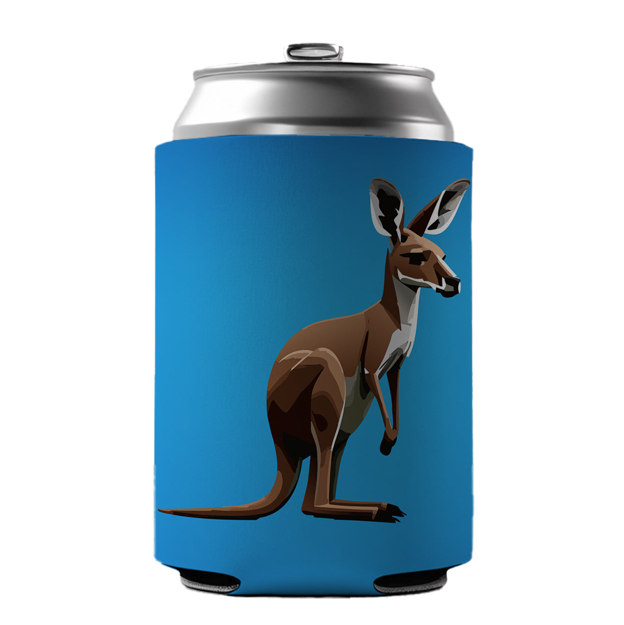 Kangaroo Standing Animal Can Cooler Beer Soda Drink Insulated Holder Sleeve Hugger