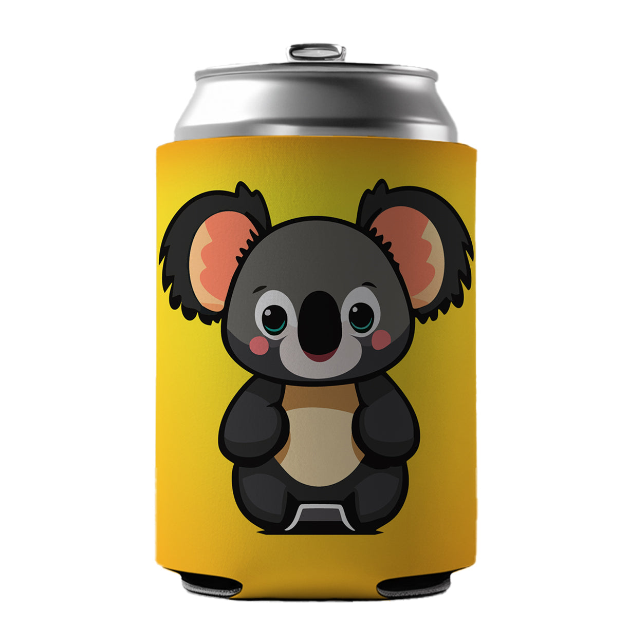 Koala Chibi Can Cooler Beer Soda Drink Insulated Holder Sleeve Hugger