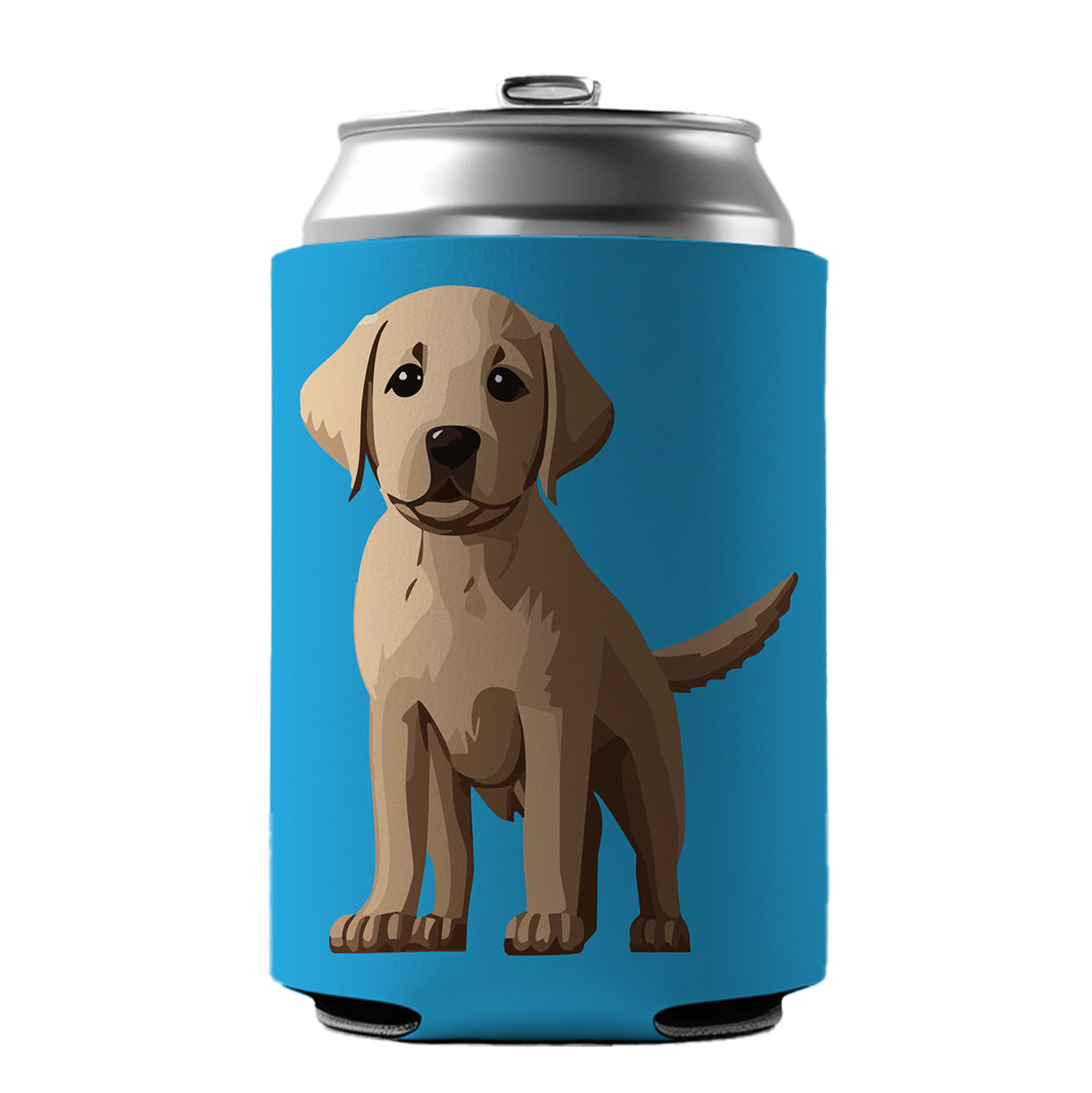 Labrador Retriever Dog Puppy Can Cooler Beer Soda Drink Insulated Holder Sleeve Hugger