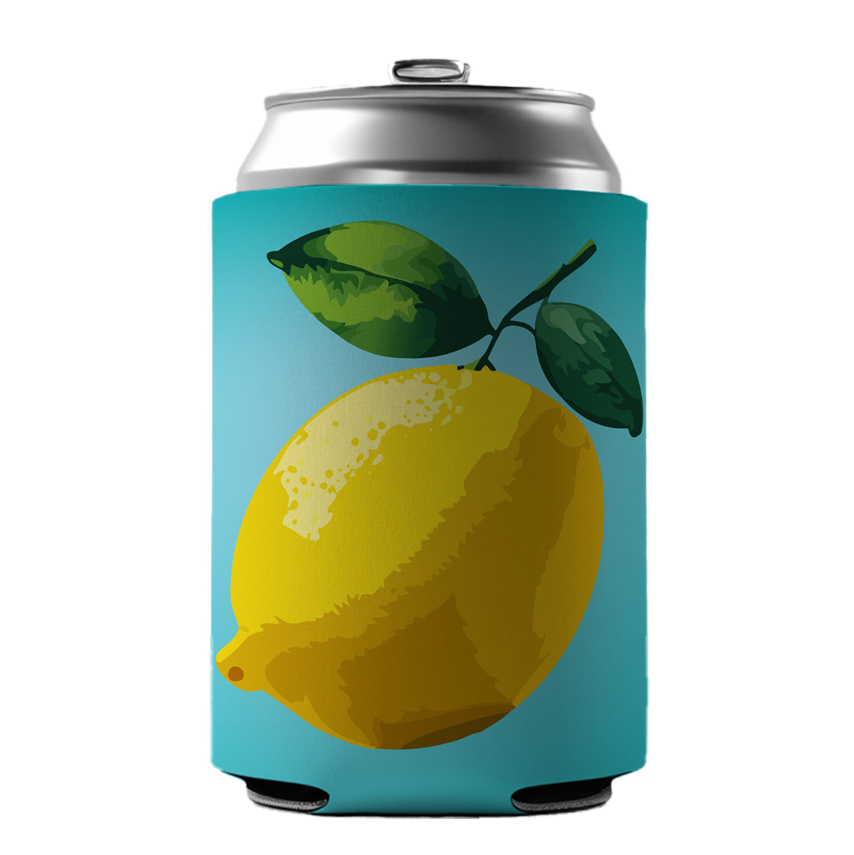 Lemon Fruit Citrus Can Cooler Beer Soda Drink Insulated Holder Sleeve Hugger