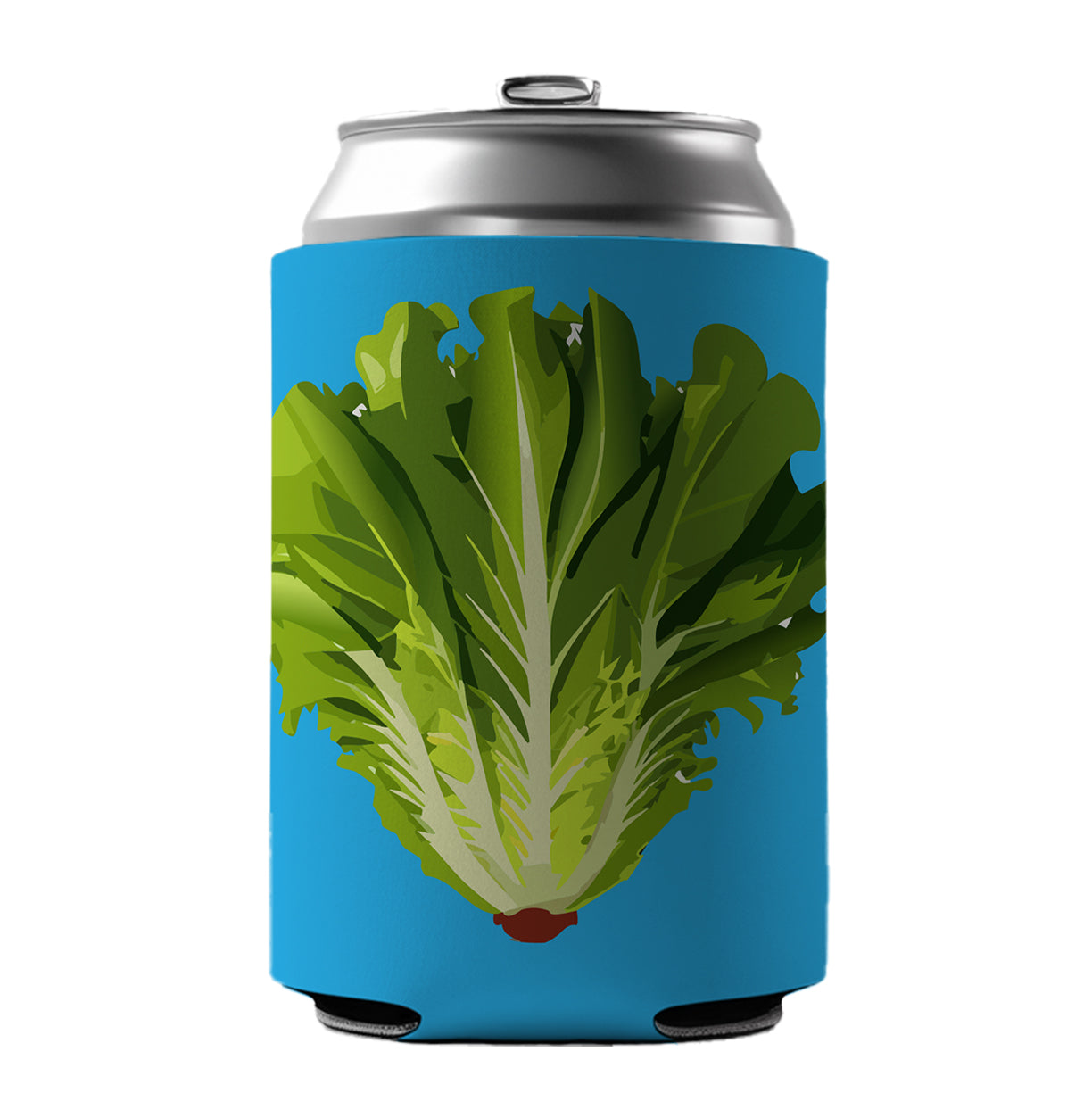Lettuce Head Vegetable Can Cooler Beer Soda Drink Insulated Holder Sleeve Hugger