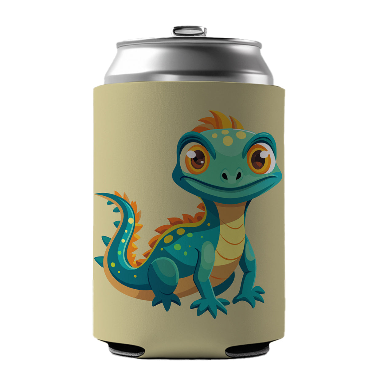 Lizard Cute Can Cooler Beer Soda Drink Insulated Holder Sleeve Hugger