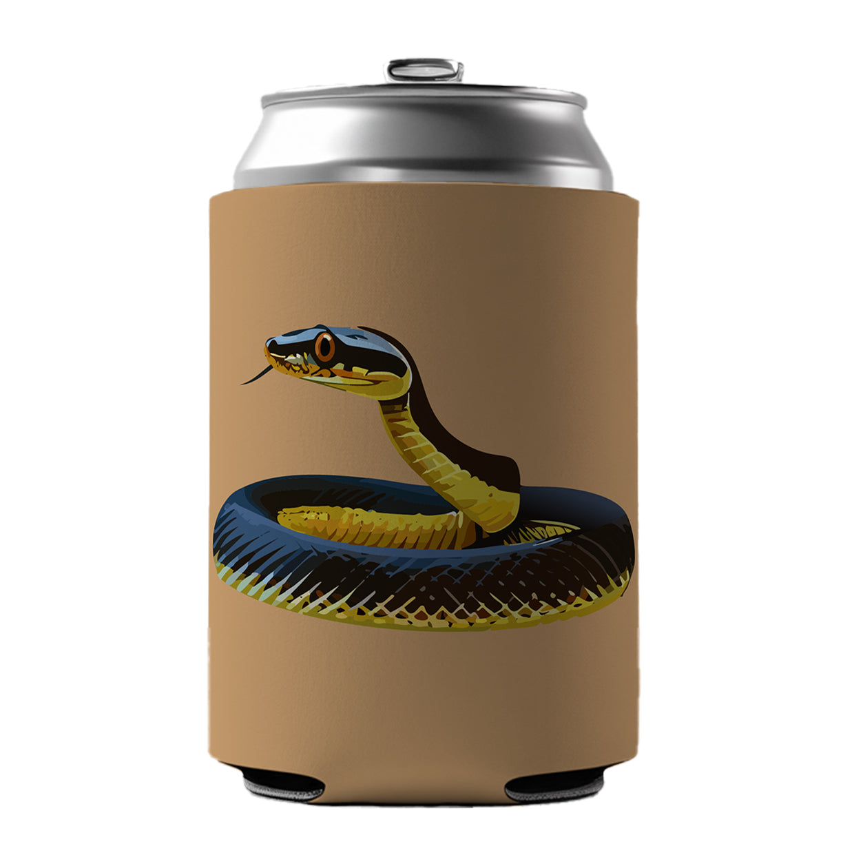 Mamba Snake Coiled Can Cooler Beer Soda Drink Insulated Holder Sleeve Hugger