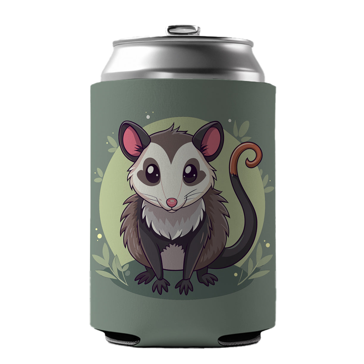 Opossum Cute Animal Can Cooler Beer Soda Drink Insulated Holder Sleeve Hugger