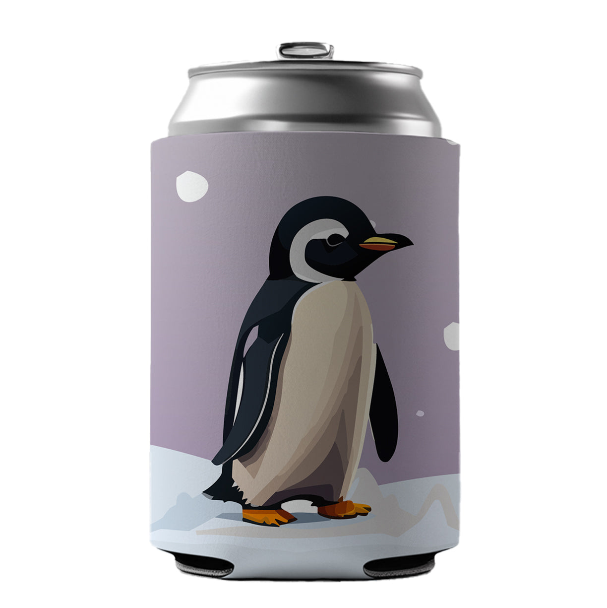 Penguin Cute Snow Can Cooler Beer Soda Drink Insulated Holder Sleeve Hugger