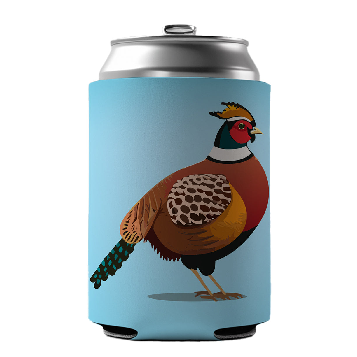 Pheasant Bird Hunting Can Cooler Beer Soda Drink Insulated Holder Sleeve Hugger