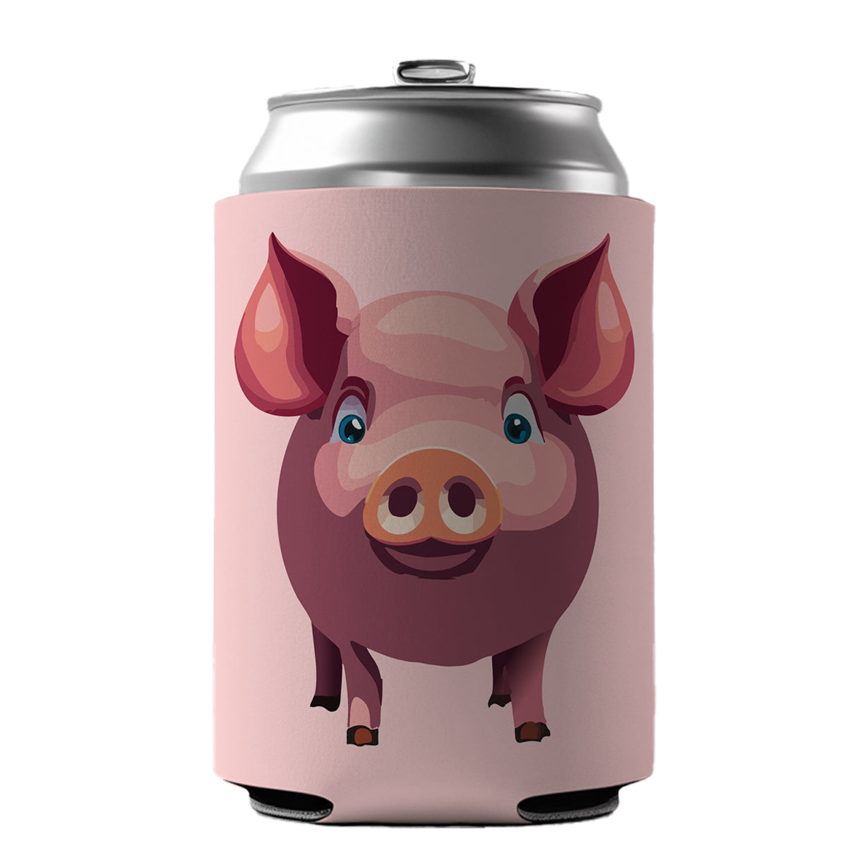 Pig Pink Sweet Can Cooler Beer Soda Drink Insulated Holder Sleeve Hugger