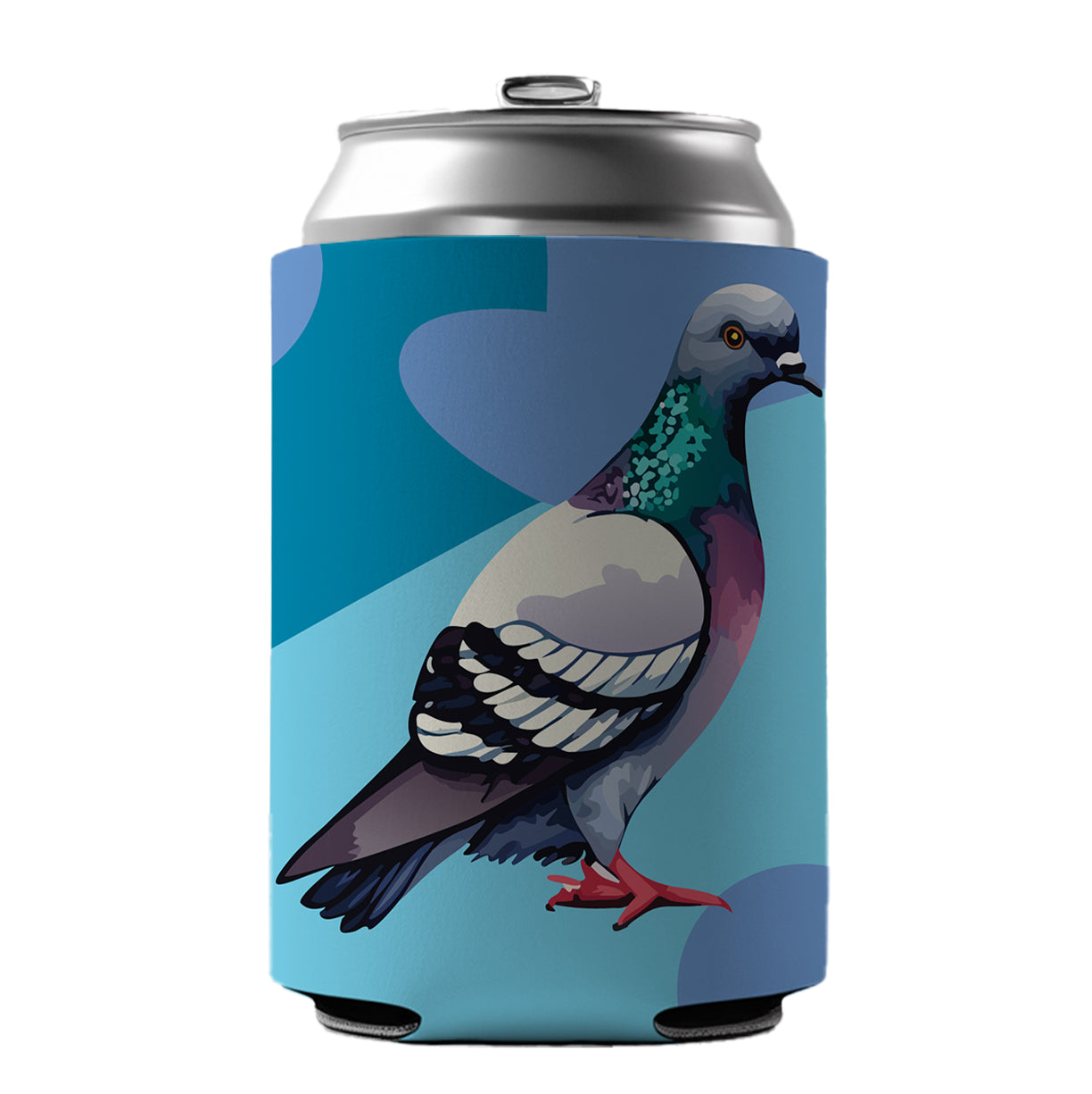 Pigeon Bird Watercolor Can Cooler Beer Soda Drink Insulated Holder Sleeve Hugger