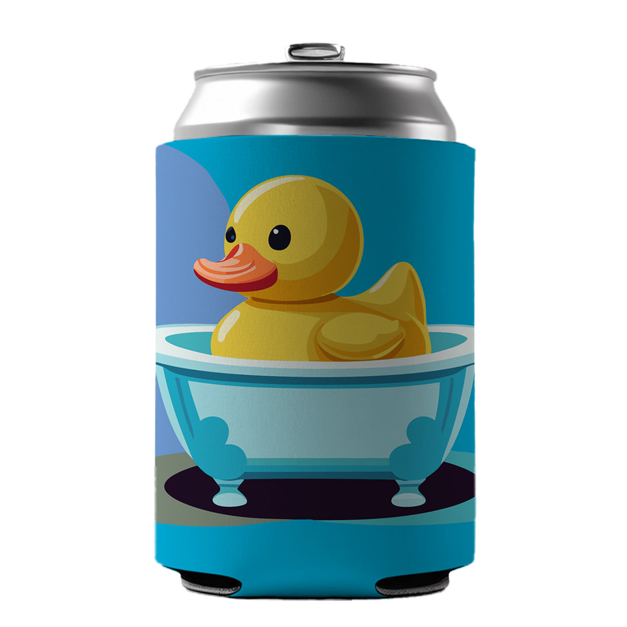 Rubber Ducky Duck Cute Can Cooler Beer Soda Drink Insulated Holder Sleeve Hugger
