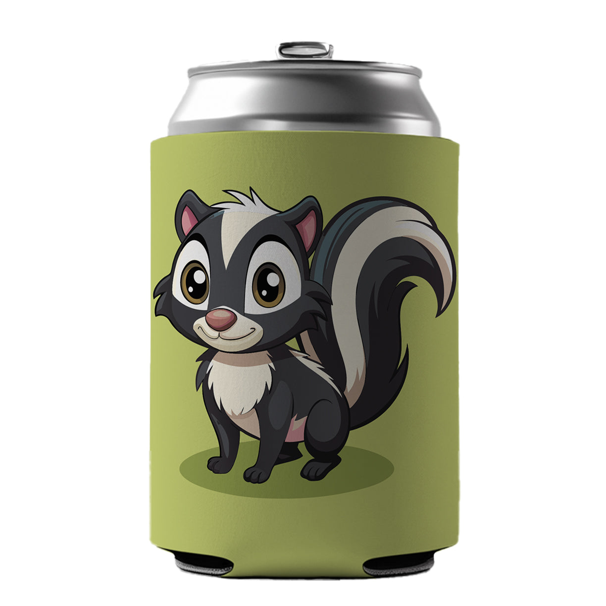 Skunk Cute Can Cooler Beer Soda Drink Insulated Holder Sleeve Hugger