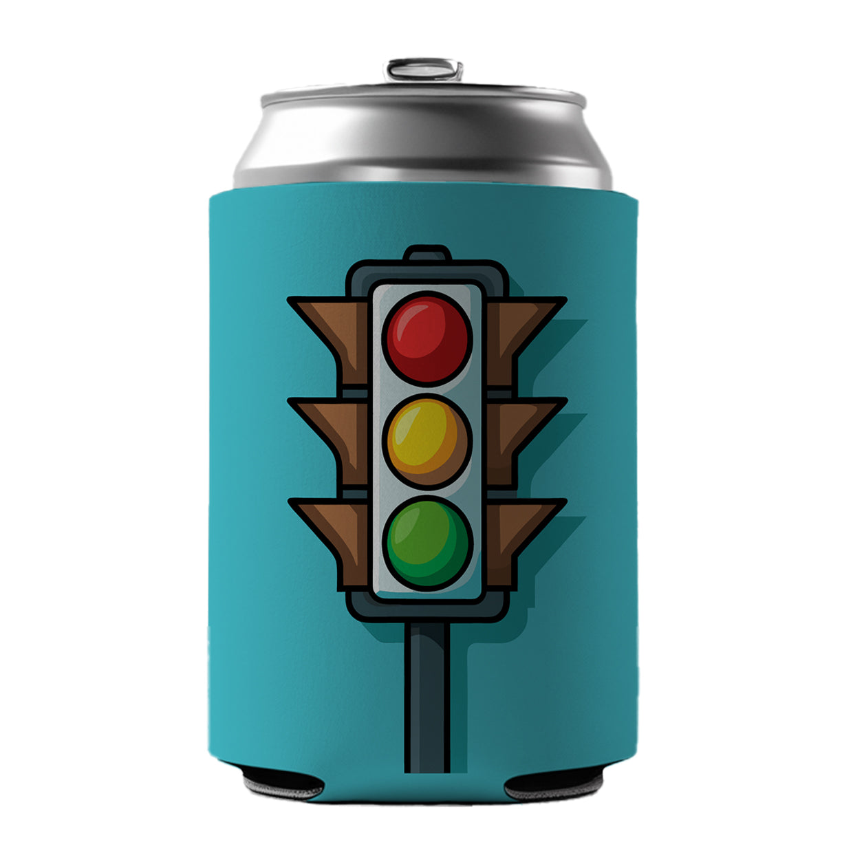 Stop Light Colorful Can Cooler Beer Soda Drink Insulated Holder Sleeve Hugger