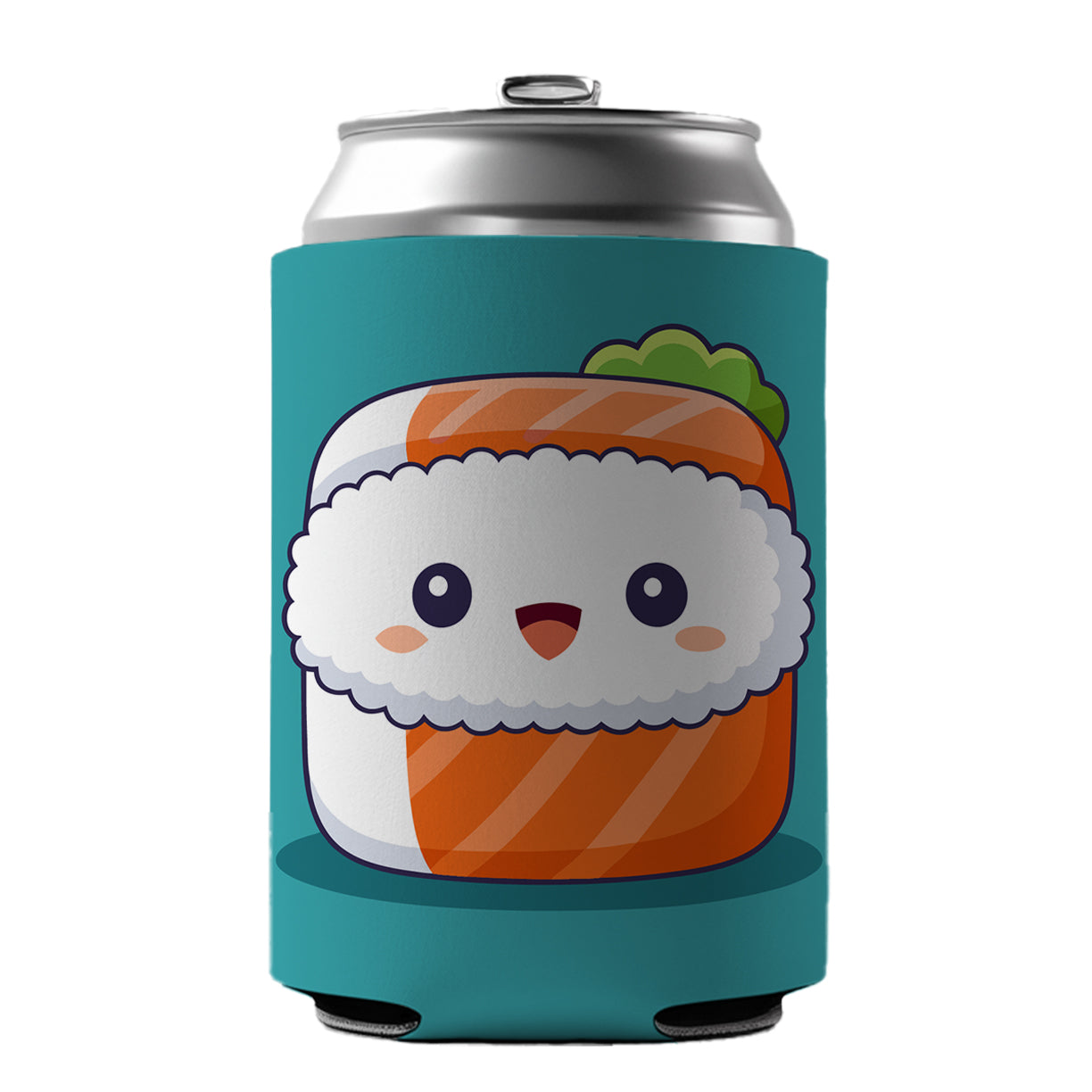 Sushi Food Cute Can Cooler Beer Soda Drink Insulated Holder Sleeve Hugger