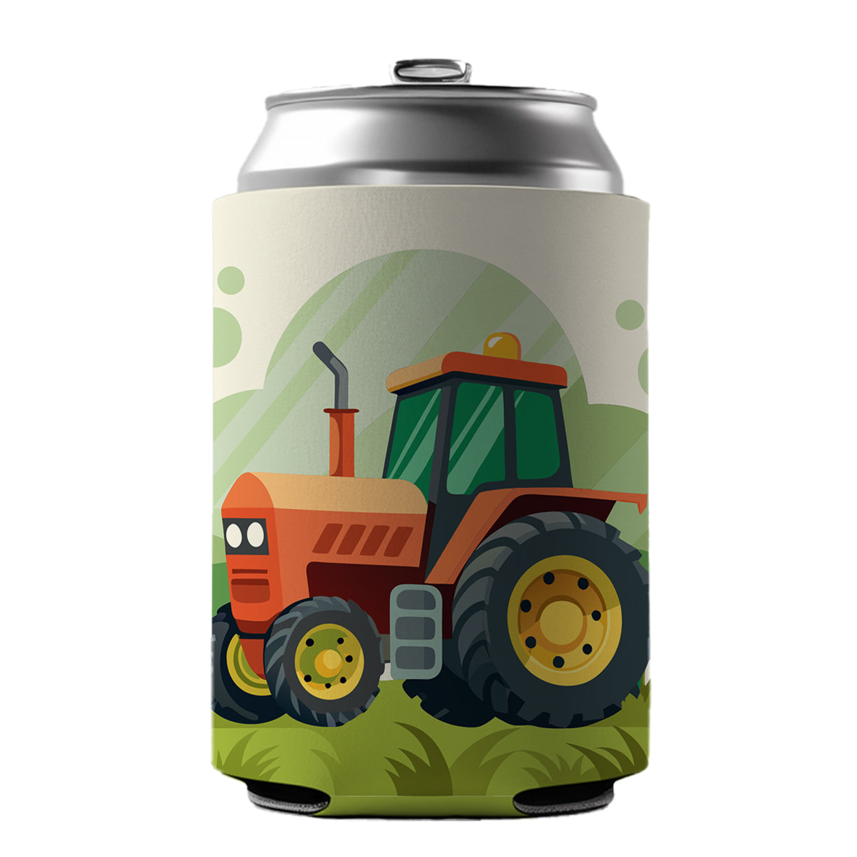 Tractor Cartoon Can Cooler Beer Soda Drink Insulated Holder Sleeve Hugger