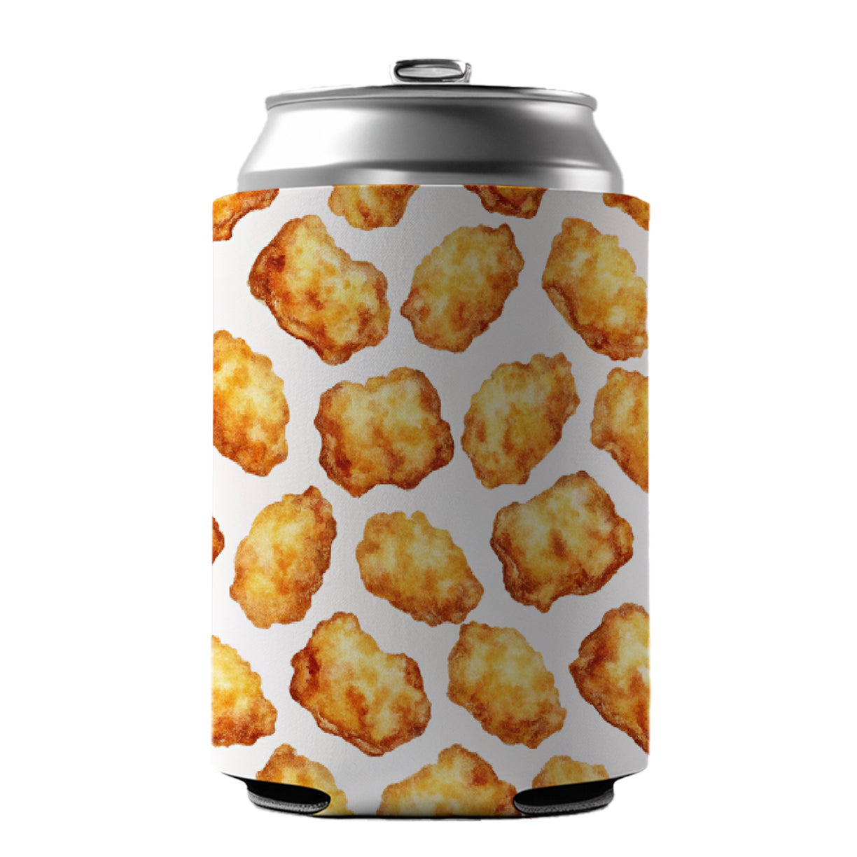 Chicken Nuggets Funny Can Cooler Beer Soda Drink Insulated Holder Sleeve Hugger