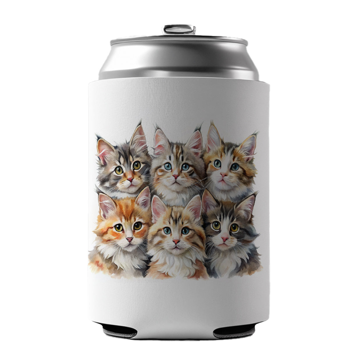 Sweet Maine Coon Cats Can Cooler Beer Soda Drink Insulated Holder Sleeve Hugger