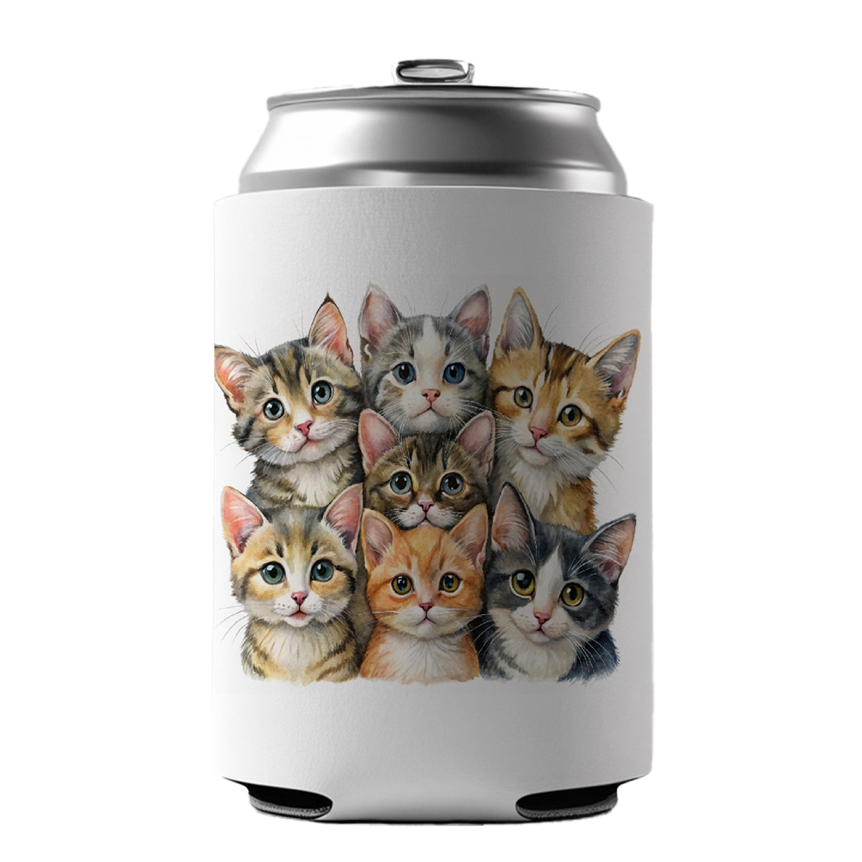 Sweet Manx Cats Can Cooler Beer Soda Drink Insulated Holder Sleeve Hugger