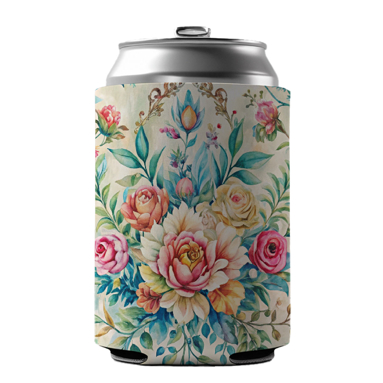 Elegant Bohemian Wallpaper Can Cooler Beer Soda Drink Insulated Holder Sleeve Hugger