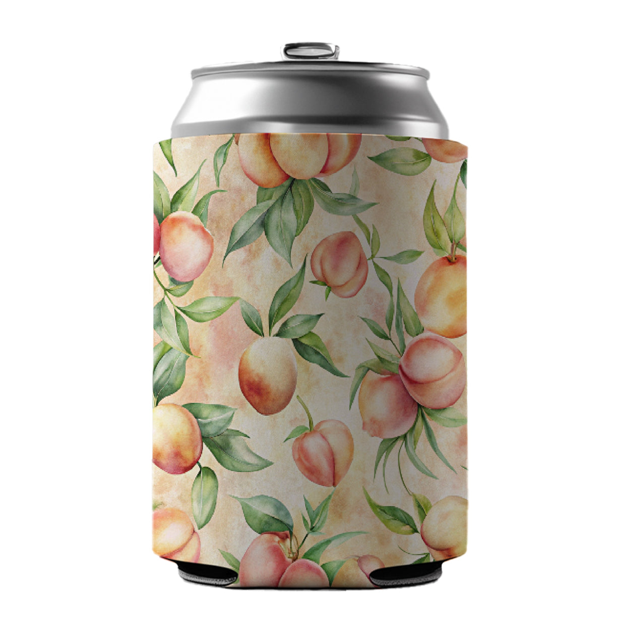 Peaches And Cream Wallpaper Can Cooler Beer Soda Drink Insulated Holder Sleeve Hugger