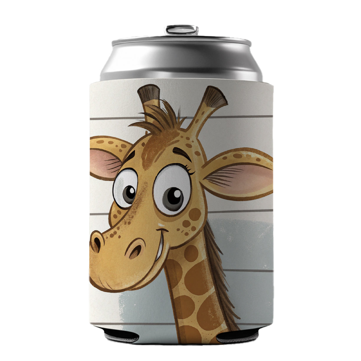 Giraffe Mug Shot Can Cooler Beer Soda Drink Insulated Holder Sleeve Hugger