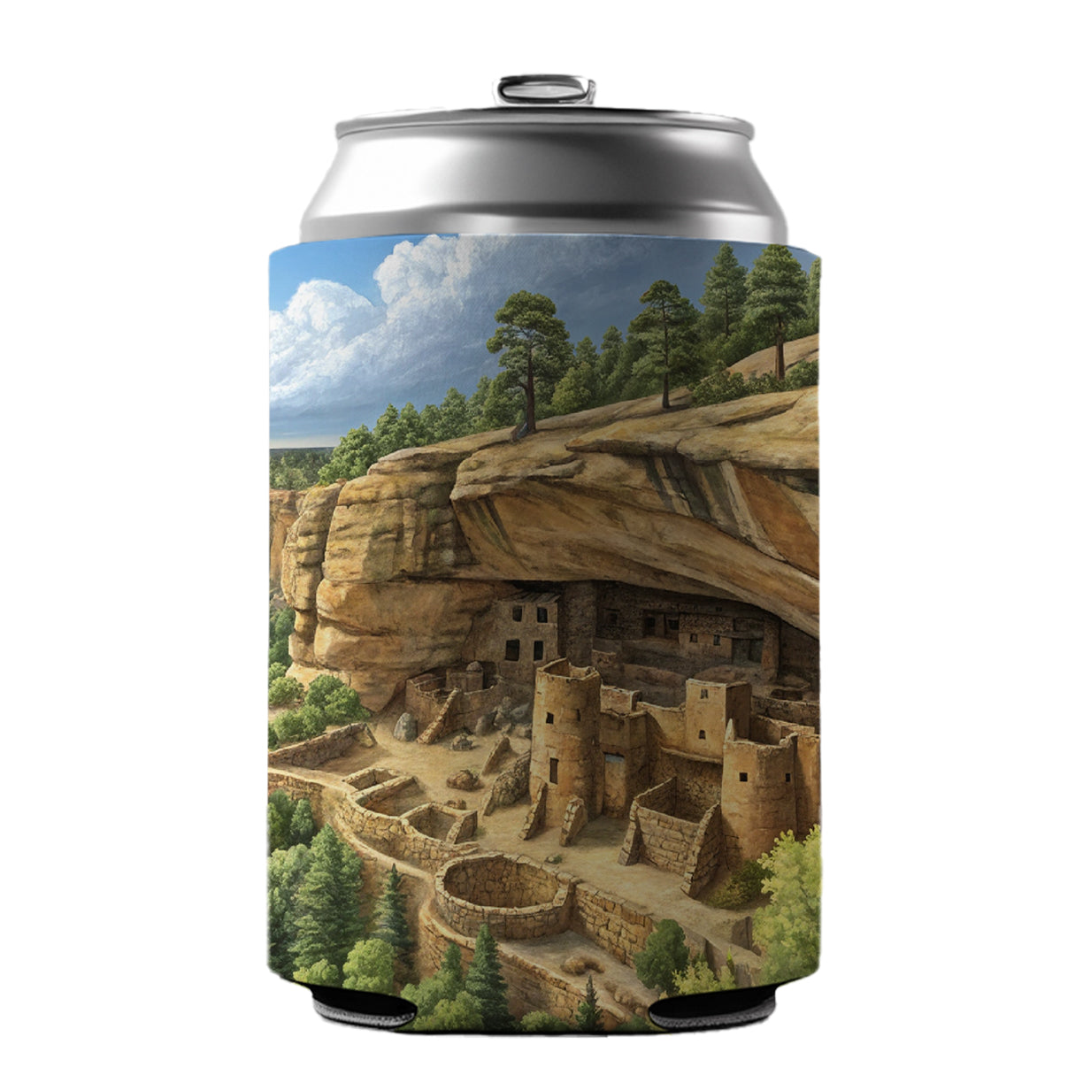 Mesa Verde National Park Colorado Can Cooler Beer Soda Drink Insulated Holder Sleeve Hugger