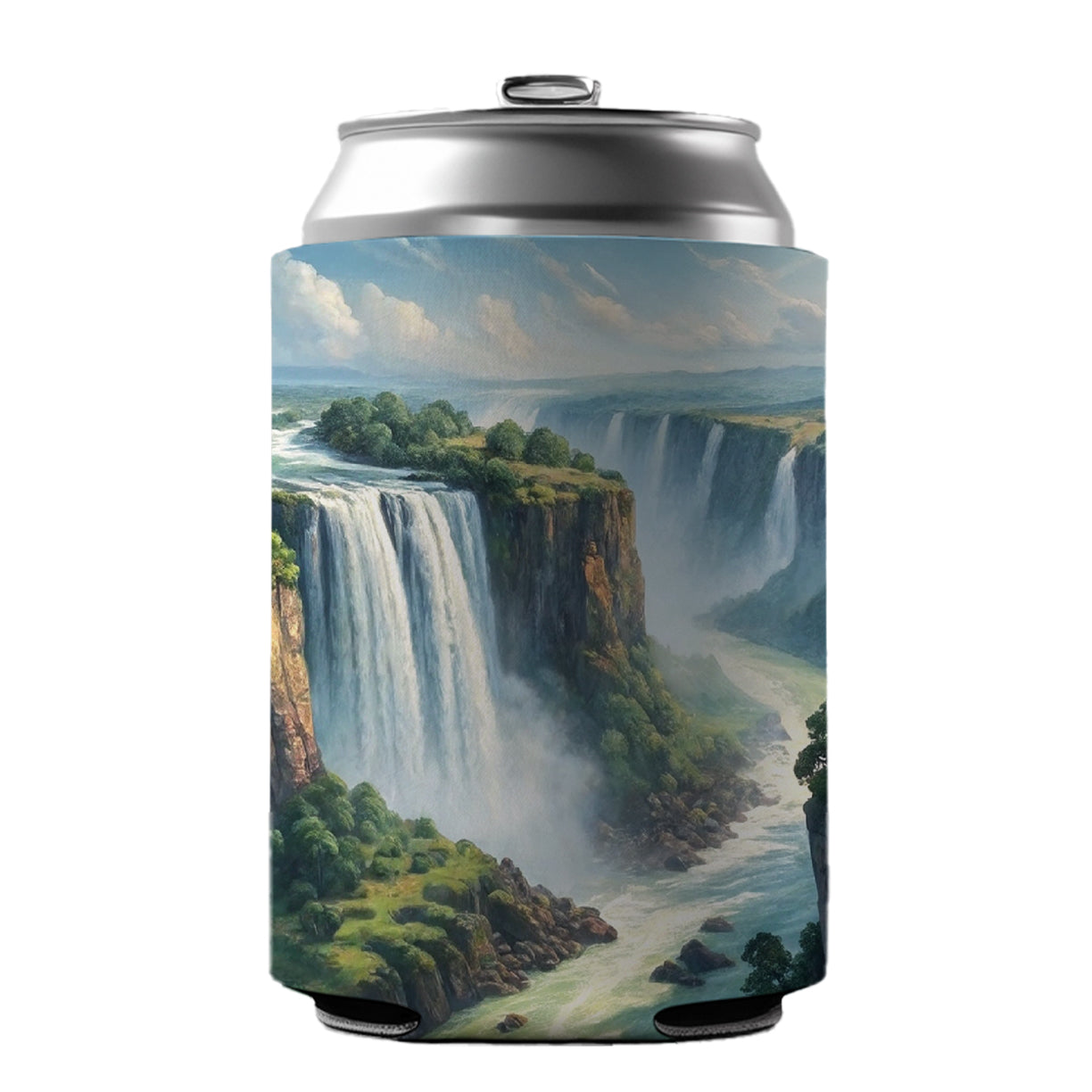 Victoria Falls Zimbabwe Zambia Africa Can Cooler Beer Soda Drink Insulated Holder Sleeve Hugger